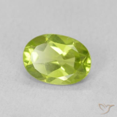 9,17 ctw natürlicher hellgrün Peridot, Oval, VS