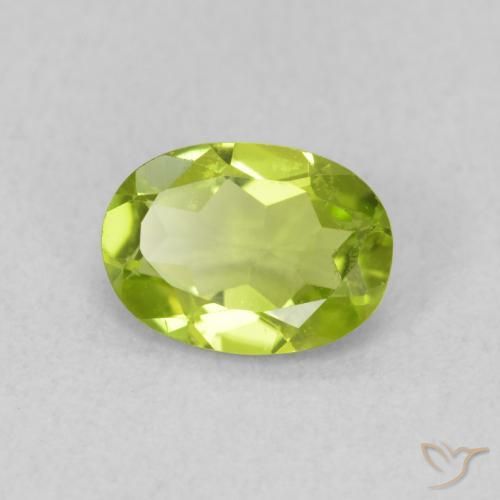 9,17 ctw natürlicher Mittelgrün Peridot, Oval, VS