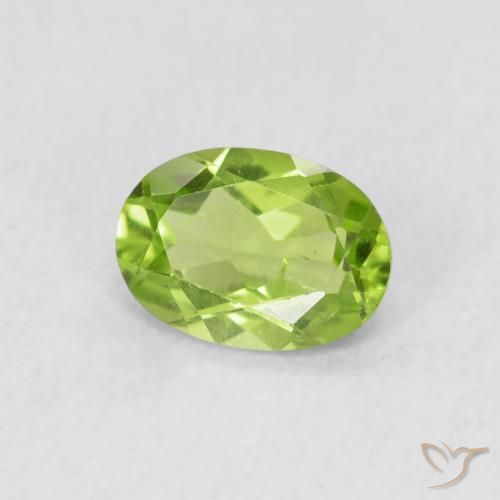 9,17 ctw natürlicher Lebendiges grün Peridot, Oval, VS