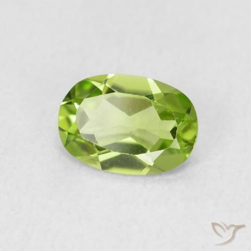 9,17 ctw natürlicher Mittelgrün Peridot, Oval, VS