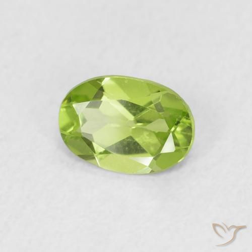 9,17 ctw natürlicher Mittelgrün Peridot, Oval, VS