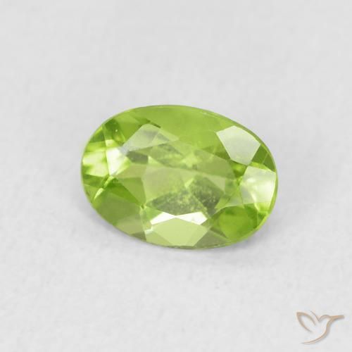 9,17 ctw natürlicher Mittelgrün Peridot, Oval, VS