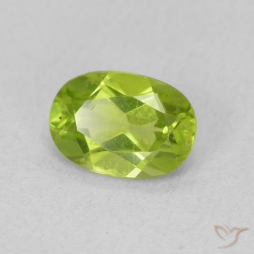 9,17 ctw natürlicher hellgrün Peridot, Oval, VS