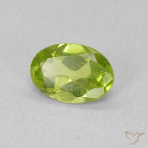 9,17 ctw natürlicher Mittelgrün Peridot, Oval, VS