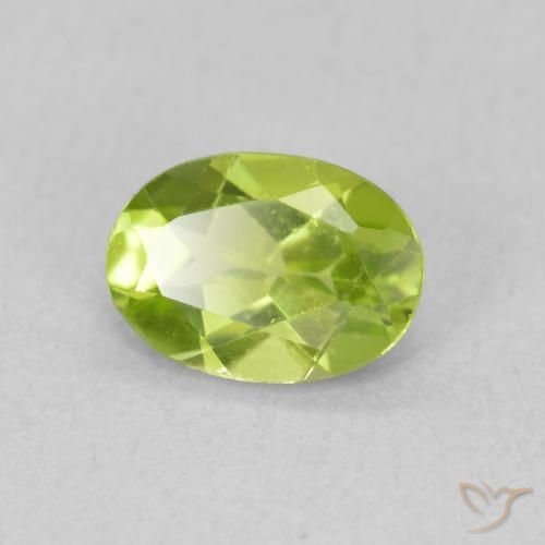 9,17 ctw natürlicher Mittelgrün Peridot, Oval, VS