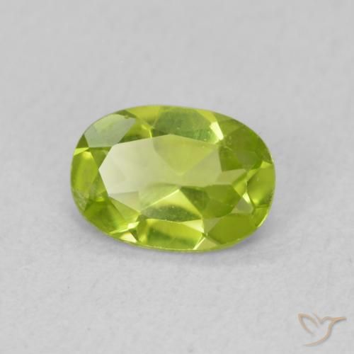 9,17 ctw natürlicher hellgrün Peridot, Oval, VS