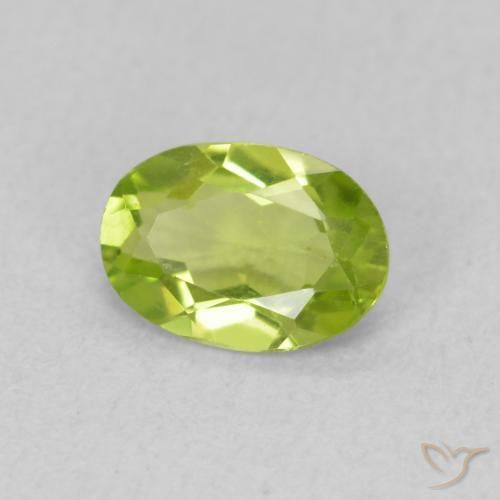 9,17 ctw natürlicher Mittelgrün Peridot, Oval, VS