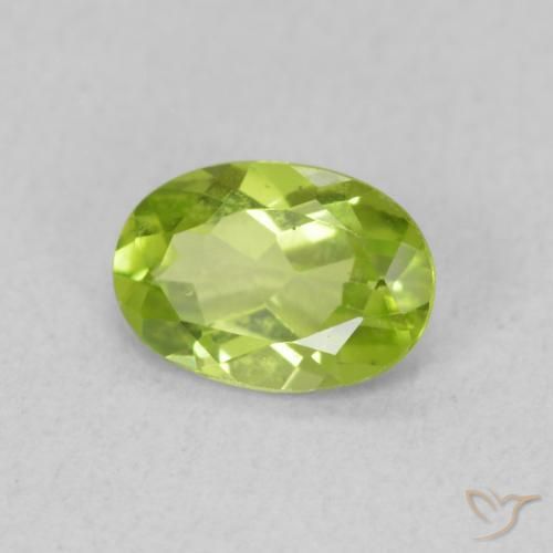 9,17 ctw natürlicher Leichtes lebendiges Grün Peridot, Oval, VS