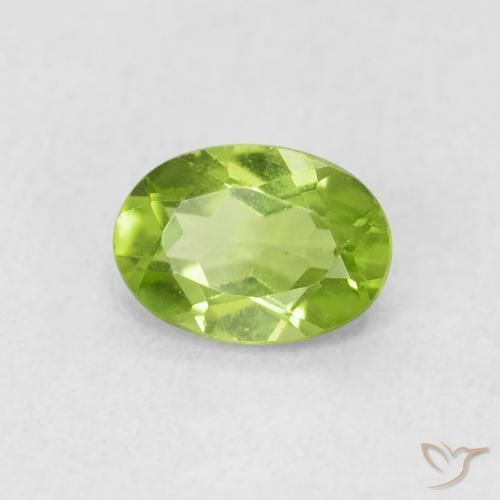 9,17 ctw natürlicher Mittelgrün Peridot, Oval, VS