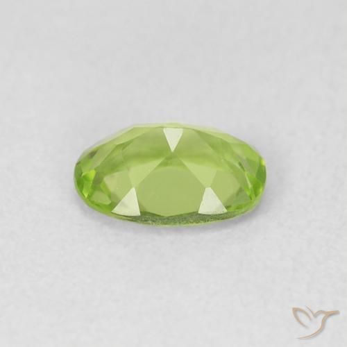 9,17 ctw natürlicher gelblich-grün Peridot, Oval, VVS-VS