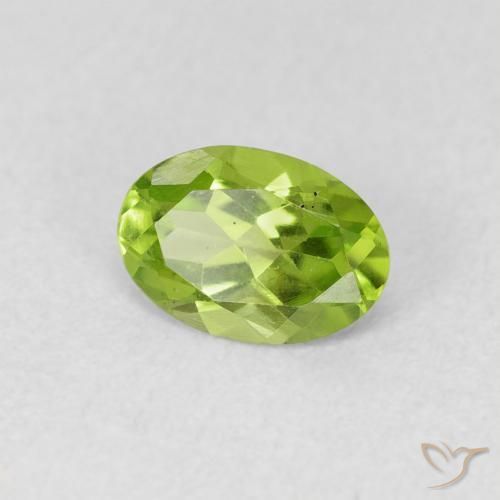 9,17 ctw natürlicher gelblich-grün Peridot, Oval, VS