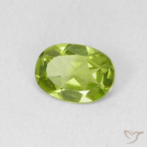 9,17 ctw natürlicher Lebendiges grün Peridot, Oval, VS
