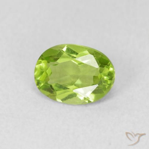 9,17 ctw natürlicher Mittelgrün Peridot, Oval, VS