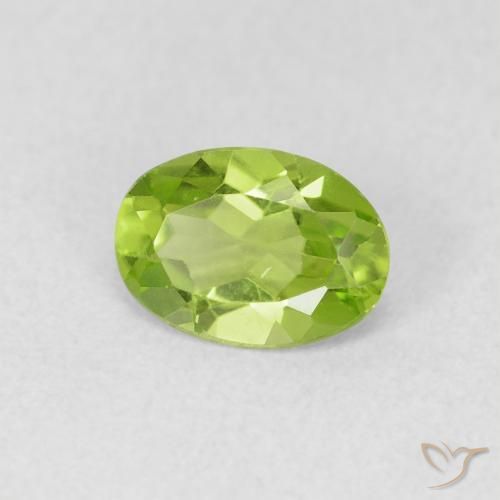 9,17 ctw natürlicher Lebendiges grün Peridot, Oval, VS