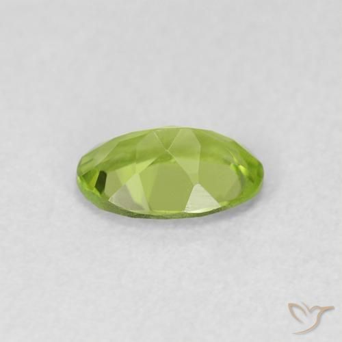 9,17 ctw natürlicher gelblich-grün Peridot, Oval, VVS-VS