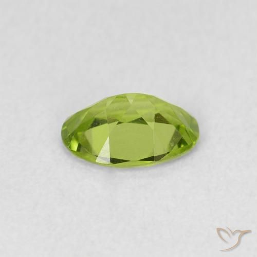 9,17 ctw natürlicher gelblich-grün Peridot, Oval, VVS-VS