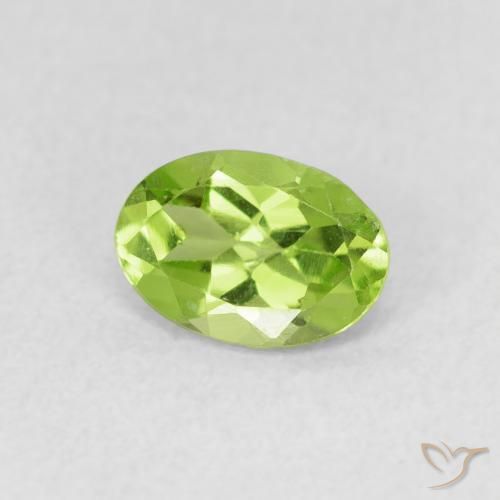 9,17 ctw natürlicher Lebendiges grün Peridot, Oval, VS