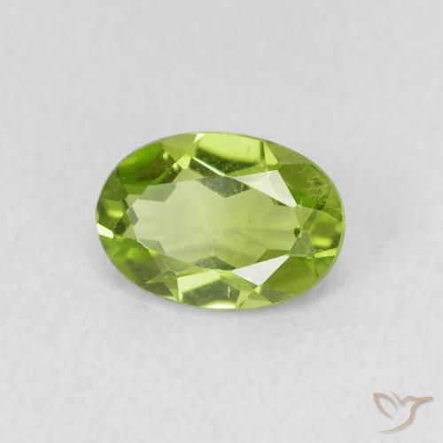 9,17 ctw natürlicher Lebendiges grün Peridot, Oval, VS