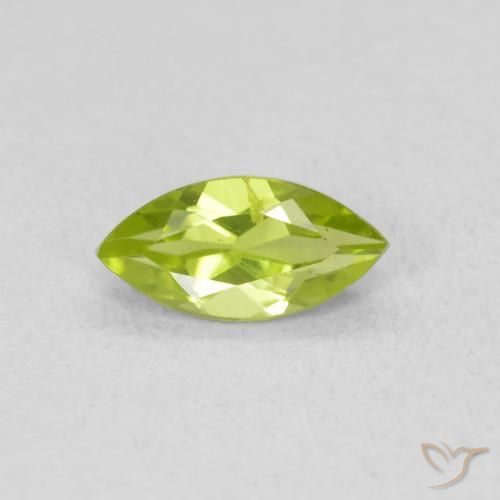 0.65ct Natürlicher gelblich-grün Peridot, Marquise, VS