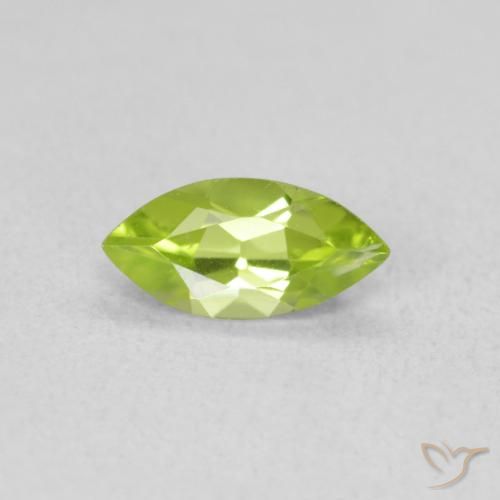 9,17 ctw natürlicher Lebendiges Gelbgrün Peridot, Marquise, VS