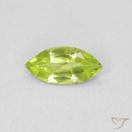 0.47ct Natürlicher Mittelgrün Peridot, Marquise, VS