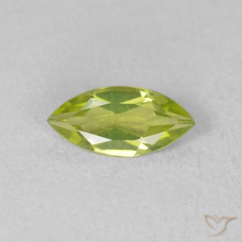 0.50ct Natürlicher hellgrün Peridot, Marquise, VVS-VS