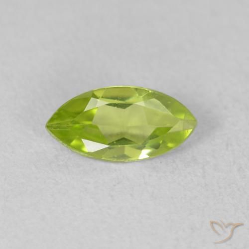 0.58ct Natürlicher hellgrün Peridot, Marquise, VVS-VS