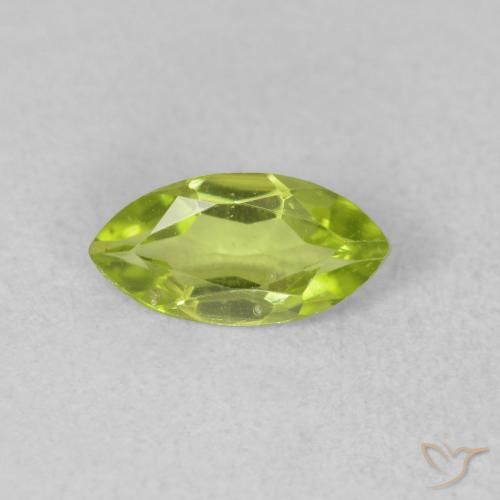 0.56ct Natürlicher hellgrün Peridot, Marquise, VVS-VS