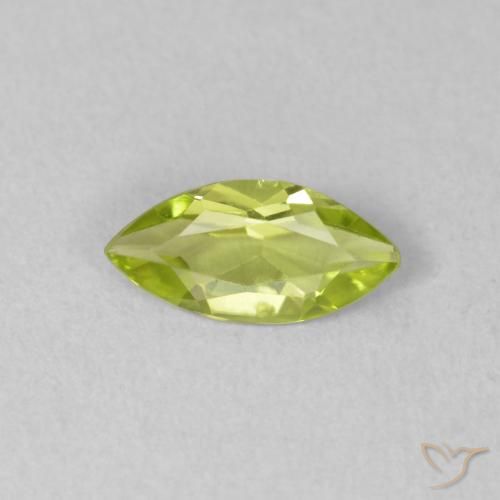 0.43ct Natürlicher hellgrün Peridot, Marquise, VVS-VS