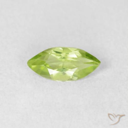 0.40ct Natürlicher Leichtes lebendiges Grün Peridot, Marquise, VS