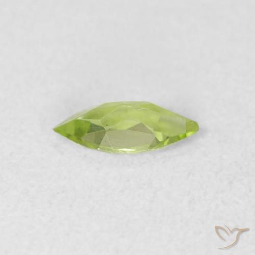 9,17 ctw natürlicher Leichtes lebendiges Grün Peridot, Marquise, VS