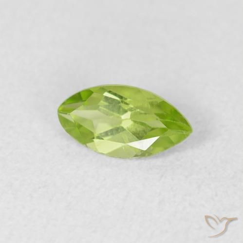9,17 ctw natürlicher Leichtes lebendiges Grün Peridot, Marquise, VS