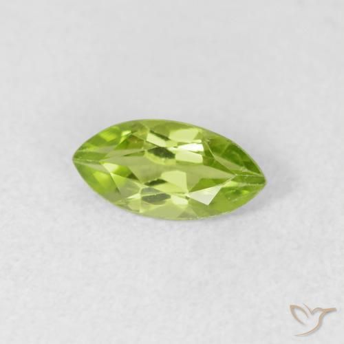 9,17 ctw natürlicher Leichtes lebendiges Grün Peridot, Marquise, VS