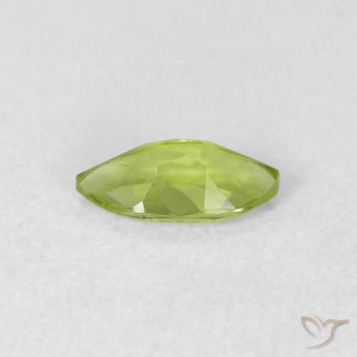 9,17 ctw natürlicher Leichtes lebendiges Grün Peridot, Marquise, VS