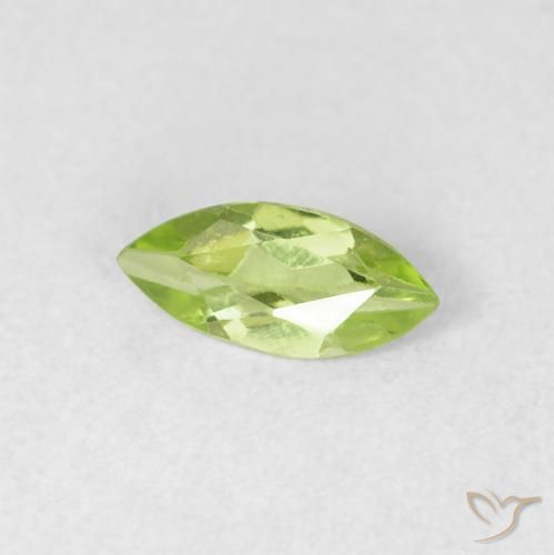 9,17 ctw natürlicher Leichtes lebendiges Grün Peridot, Marquise, VS