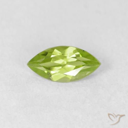 0.65ct Natürlicher hellgrün Peridot, Marquise, VS