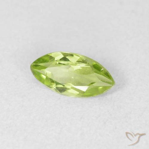 9,17 ctw natürlicher Leichtes lebendiges Grün Peridot, Marquise, VS