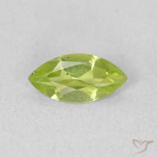0.59ct Natürlicher Mittelgrün Peridot, Marquise, VS