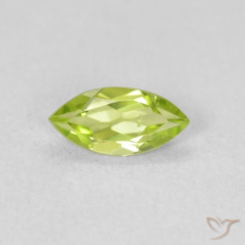 0.52ct Natürlicher hellgrün Peridot, Marquise, VS