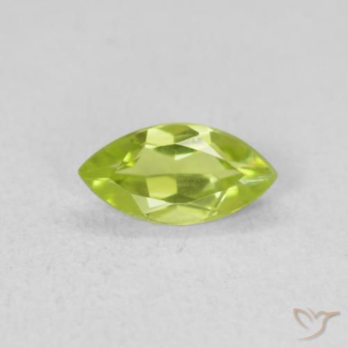0.58ct Natürlicher gelblich-grün Peridot, Marquise, VVS-VS