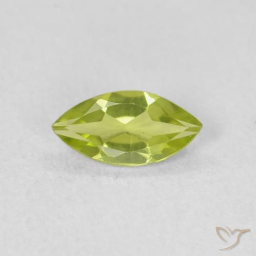 0.57ct Natürlicher Lebendiges grün Peridot, Marquise, VVS-VS