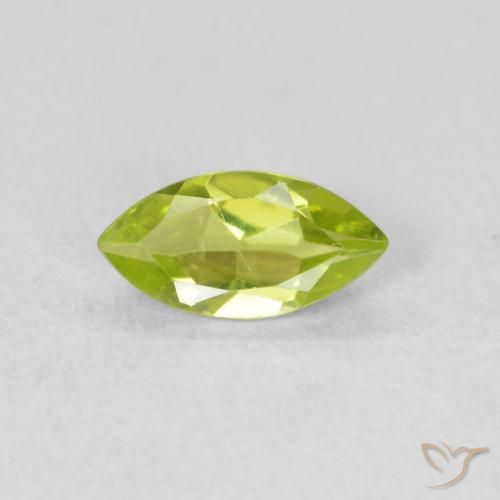 0.62ct Natürlicher Mittelgrün Peridot, Marquise, VS
