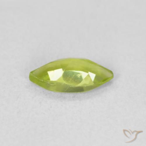 9,17 ctw natürlicher Mittelgrün Peridot, Marquise, VS