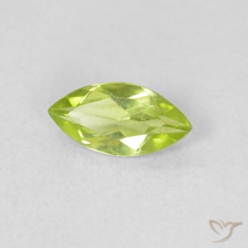 9,17 ctw natürlicher Lebendiges Gelbgrün Peridot, Marquise, VS