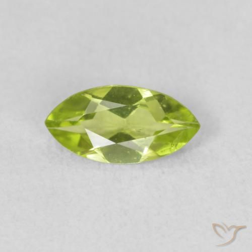 0.52ct Natürlicher hellgrün Peridot, Marquise, VS