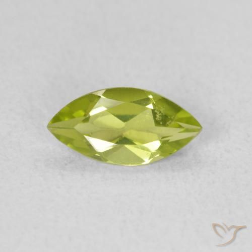 0.52ct Natürlicher Olivgrün Peridot, Marquise, VS