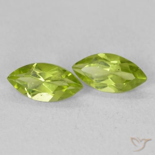 1.21ctw Natürlicher Mittelgrün Peridot, Marquise, VS