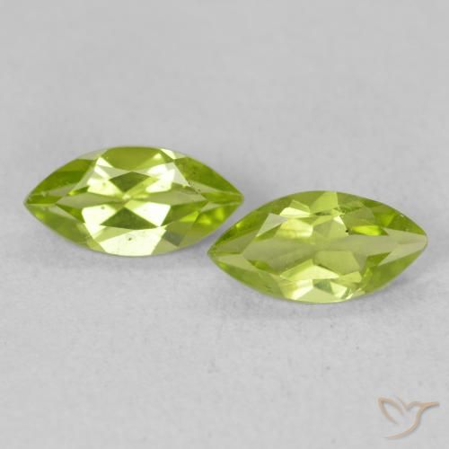 1.21 ct natürliche Mittelgrün Peridot-Edelsteine, Marquise, VS