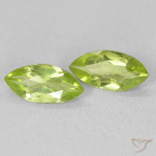 1.01 ct natürliche gelblich-grün Peridot-Edelsteine, Marquise, VS