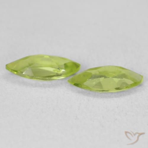 1.01 ct natürliche gelblich-grün Peridot-Edelsteine, Marquise, VS